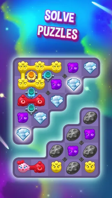 Capturas de tela do Aliens in Chains Space Puzzle