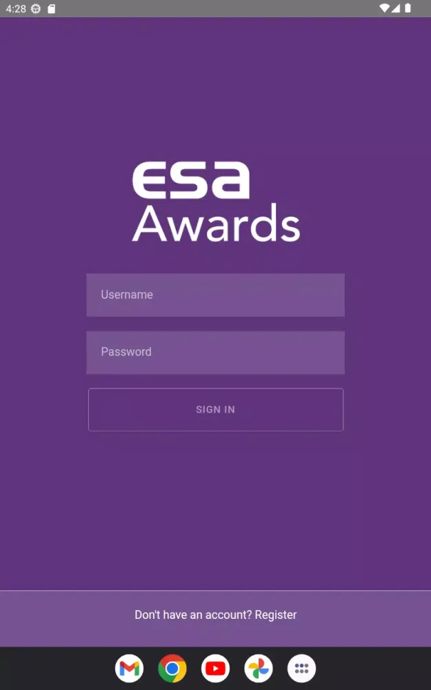 Capturas de pantalla de ESA Awards