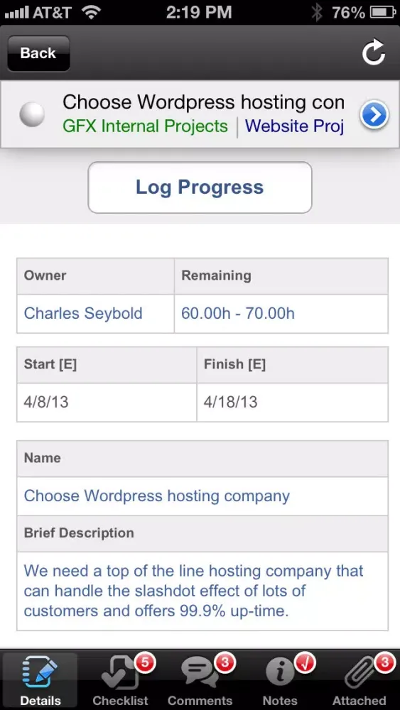 LiquidPlanner - Project Management, Scheduling, Collaboration Ekran Görüntüleri