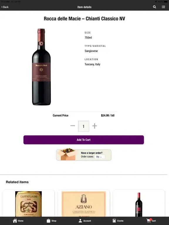 Скриншоты Liquorland Group iPad 