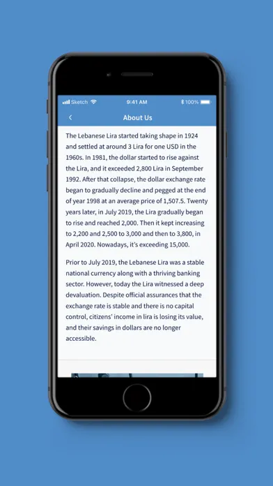 Captures d'écran de Lira Rate App