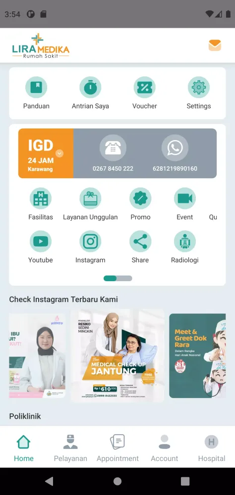 Capturas de pantalla de Rumah Sakit Lira Medika