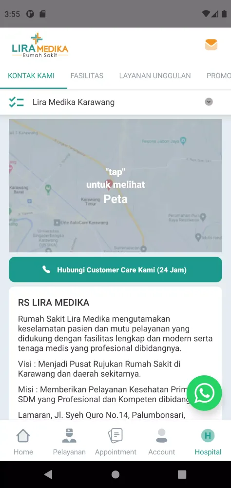 Capturas de pantalla de Rumah Sakit Lira Medika