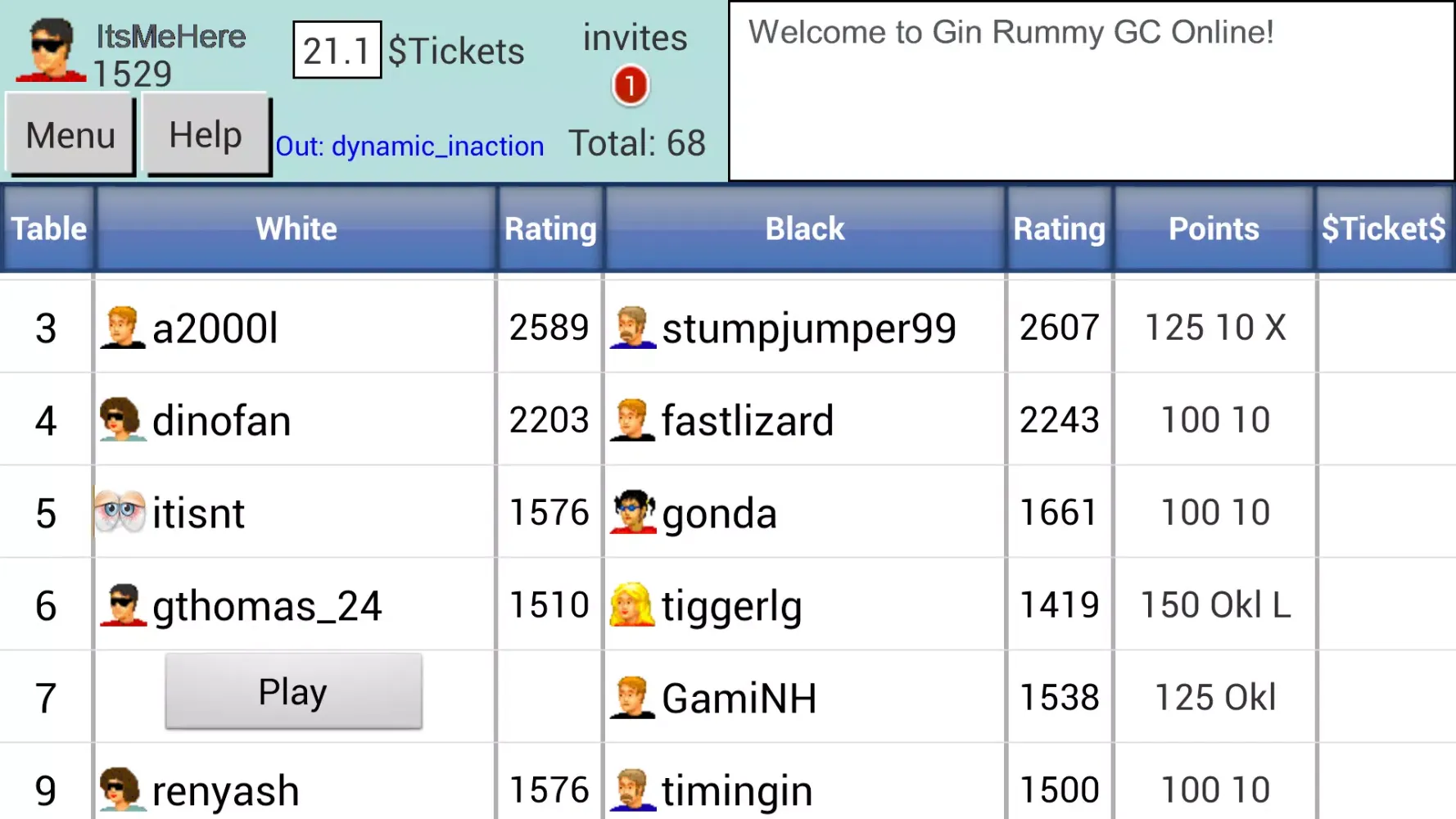 صور Gin Rummy GC Online