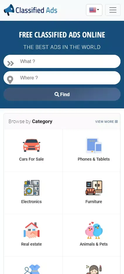 Classified Ads Screenshots