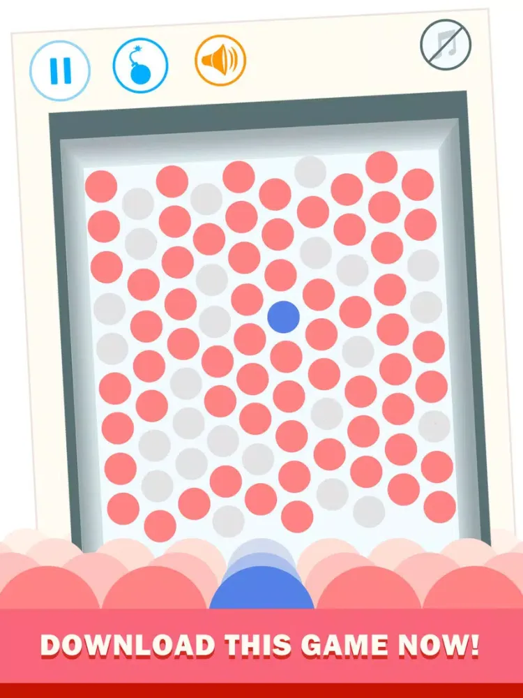 Tangkapan skrin Circle the Ball - Avoid the Dot to Escape the Factory Square iPad 