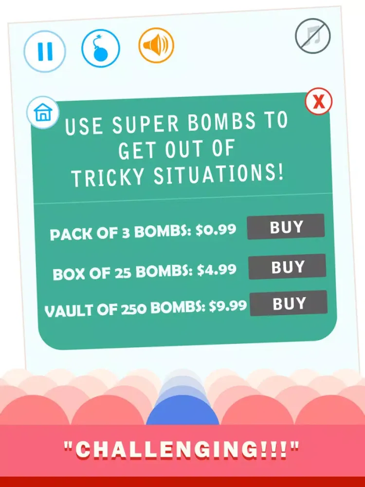 Tangkapan skrin Circle the Ball - Avoid the Dot to Escape the Factory Square iPad 