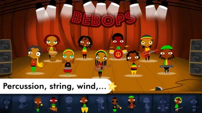 Capturas de tela do BEBOPS