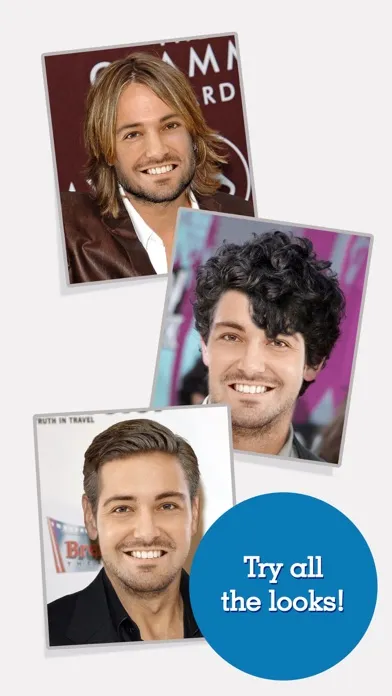 Ảnh chụp màn hình của FACEinHOLE® Hairstyles for Men - Change your haircut and try a cool new look