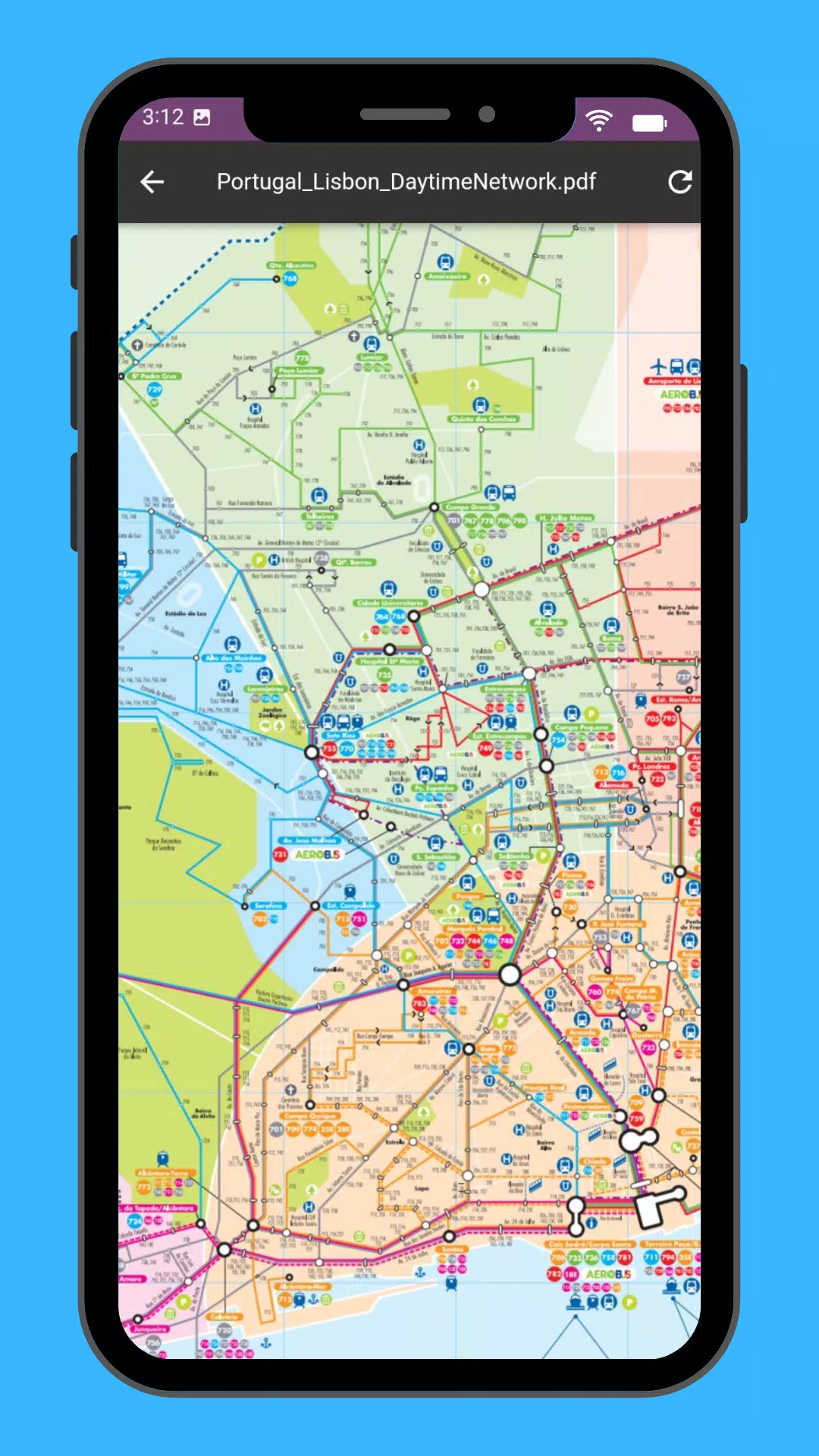Lisbon Metro Map 2024的應用截圖1