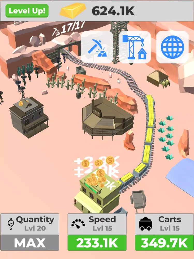 Idle Gold Mine! iPad 應用截圖
