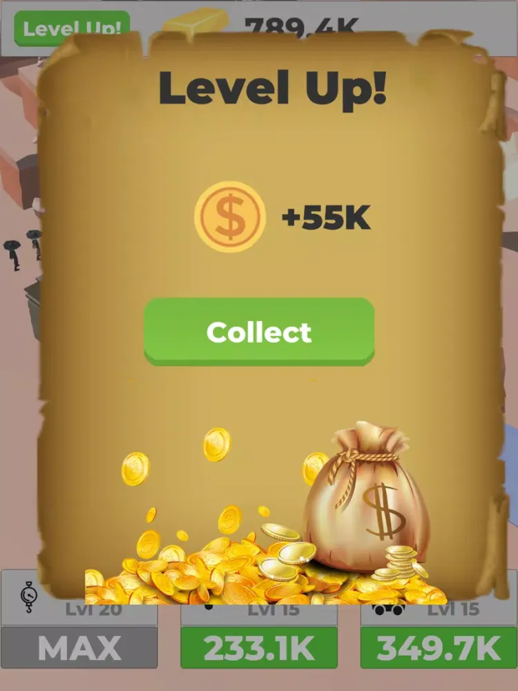 Idle Gold Mine! iPad 應用截圖