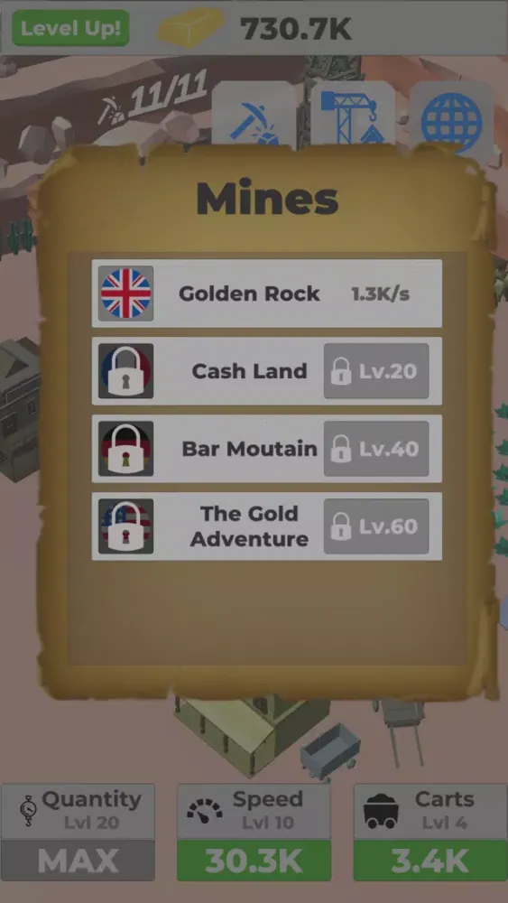 Idle Gold Mine!應用截圖