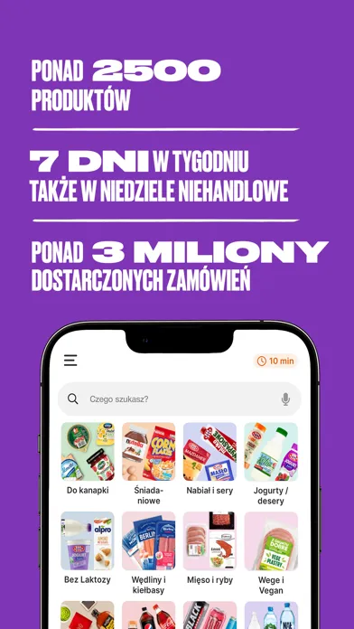 Tangkapan layar Lisek: Zakupy Online z Dostawą