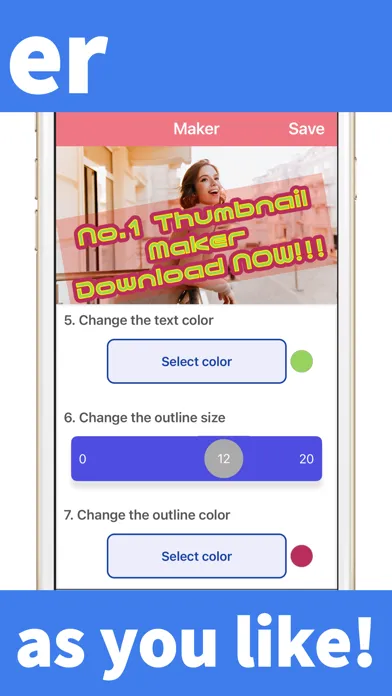 Zrzuty ekranu Thumbnail Maker - ThumbYou