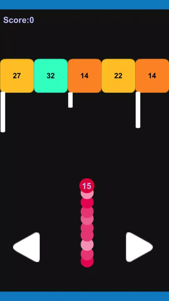 Capturas de pantalla de Snake balls and squares - You can play without the