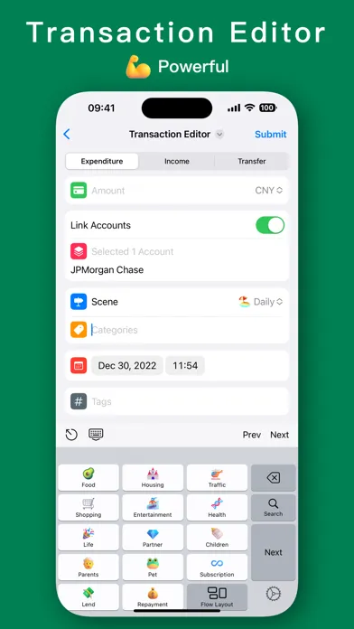Capturas de tela do MoneyThings - Finance Tracker