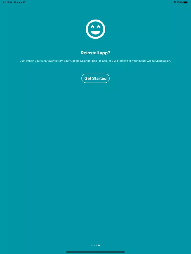 Tangkapan layar Lunar Calendar Synchronizer iPad 