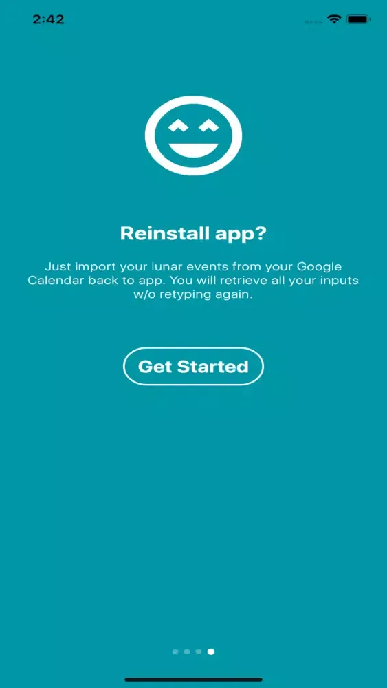 Tangkapan layar Lunar Calendar Synchronizer