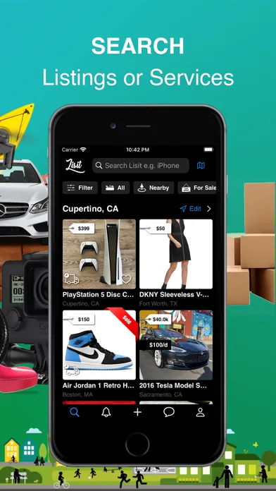 Capturas de tela do Lisit - Rent. Buy. Sell Stuff.