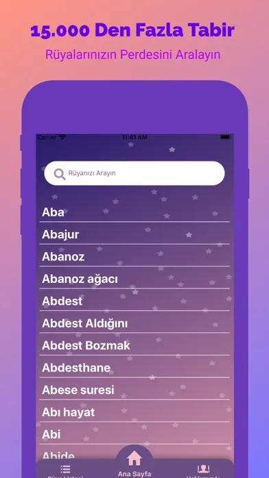 Zrzuty ekranu Rüya Tabirleri 2020-İbn Sirin