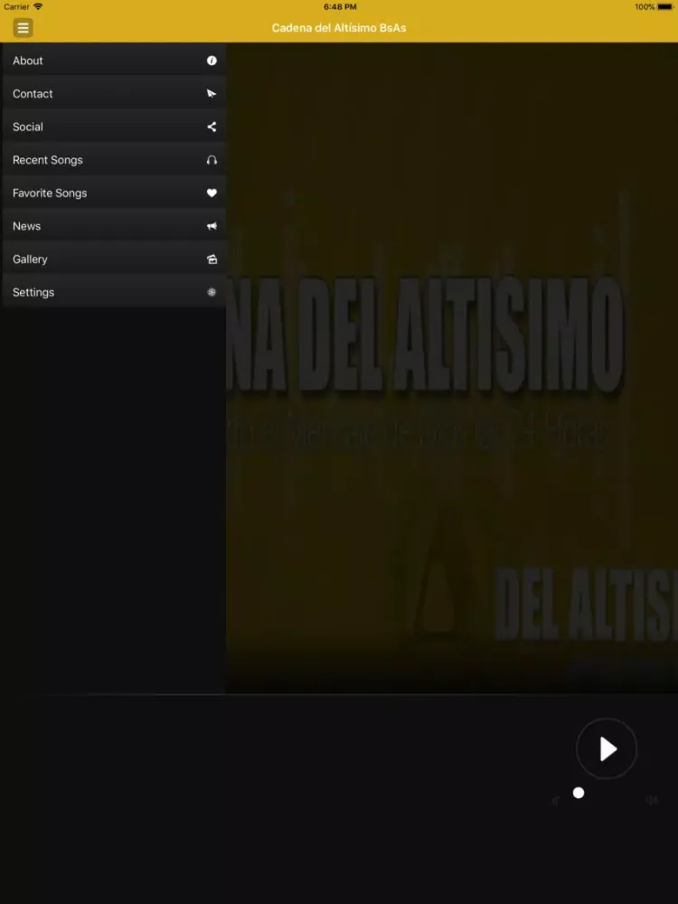 Capturas de pantalla de Cadena del Altísimo BsAs iPad 