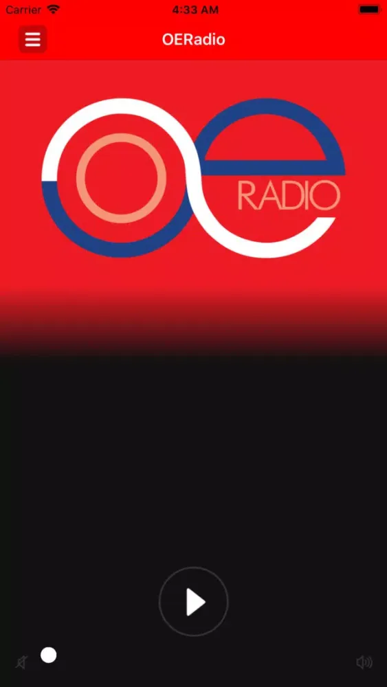Zrzuty ekranu OERadio