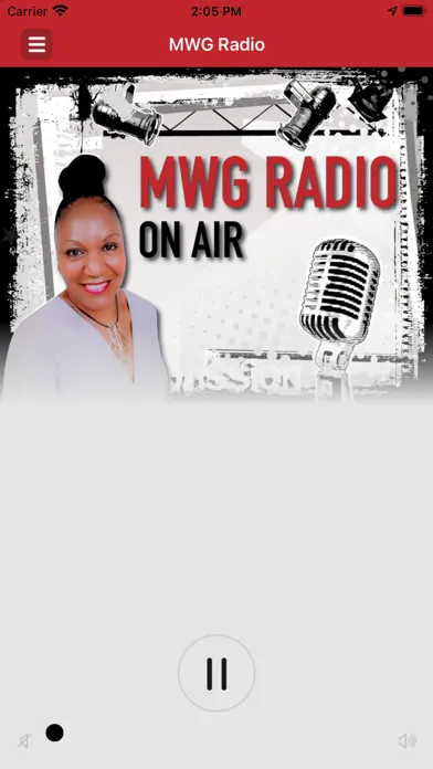 Tangkapan layar MWG Radio