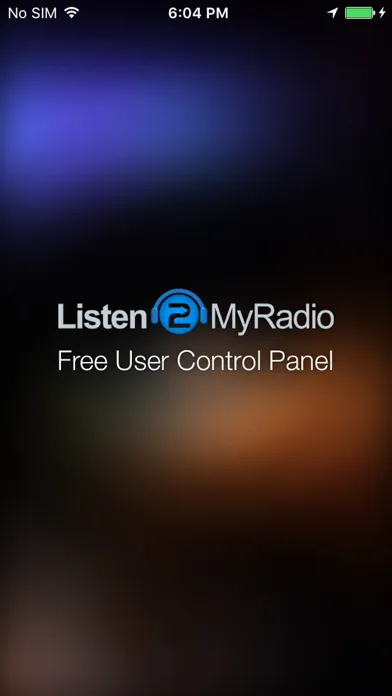 Listen2MyRadio Control Panel スクリーンショット