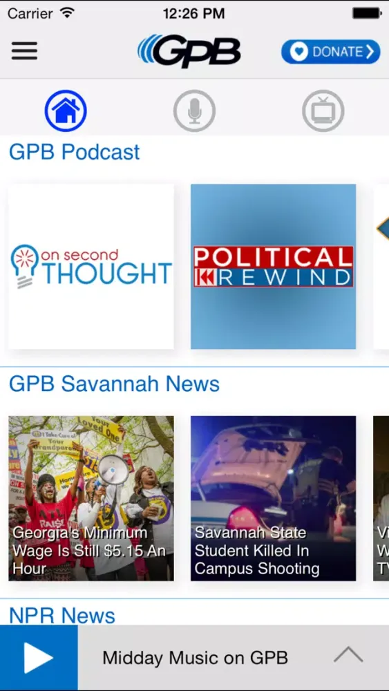 GPB Savannah स्क्रीनशॉट