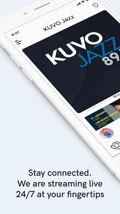 ภาพหน้าจอของ KUVO Jazz