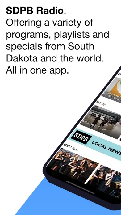 ภาพหน้าจอของ SDPB App