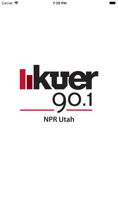 Tangkapan skrin KUER Public Radio App