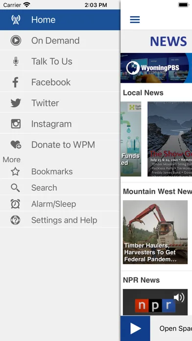 تصاویر Wyoming Public Media App