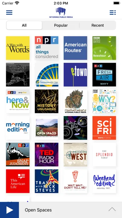 تصاویر Wyoming Public Media App