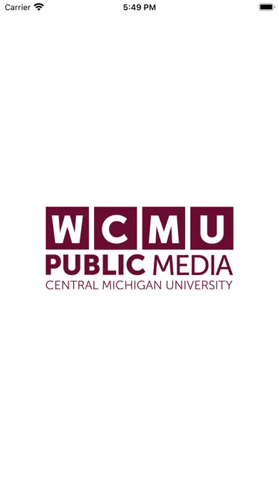WCMU Public Media App 스크린샷