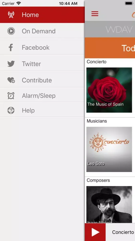 Capturas de pantalla de Concíerto