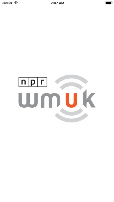 WMUK Public Radio App Screenshots