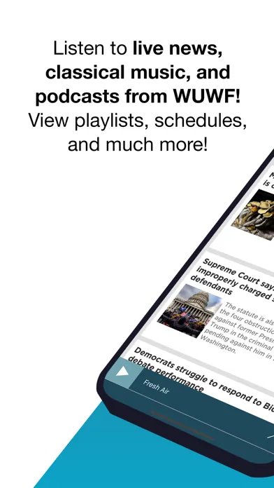 Скриншоты WUWF Public Radio App