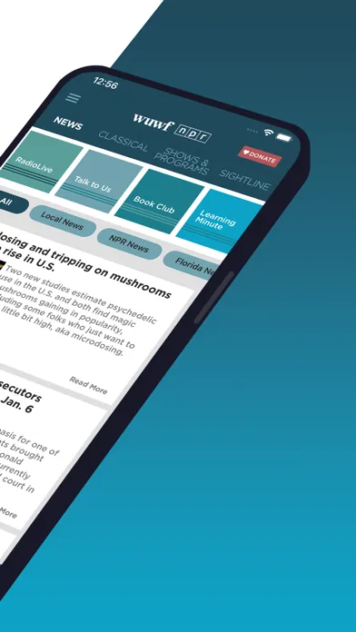 Скриншоты WUWF Public Radio App