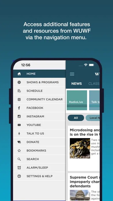 Скриншоты WUWF Public Radio App