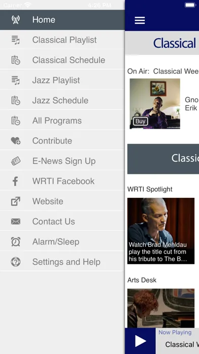 Classical Music & Jazz WRTI Ekran Görüntüleri