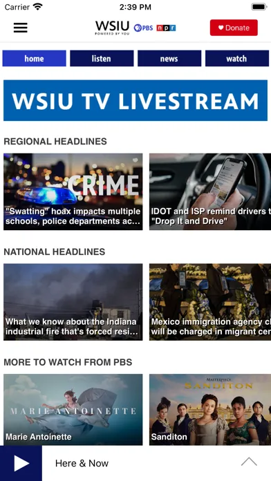 WSIU Public Media App应用截图
