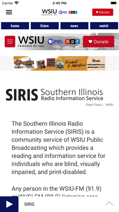 WSIU Public Media App应用截图