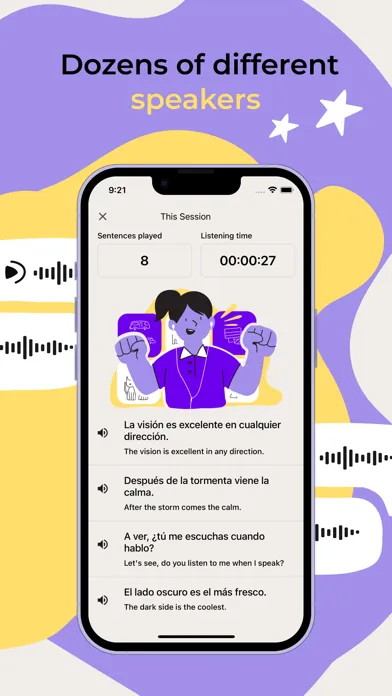 ListenUp Spanish Ekran Görüntüleri