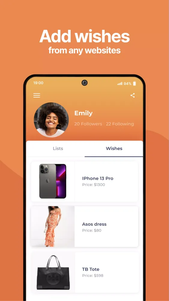 Wishlist・Gift List by Listery Screenshots