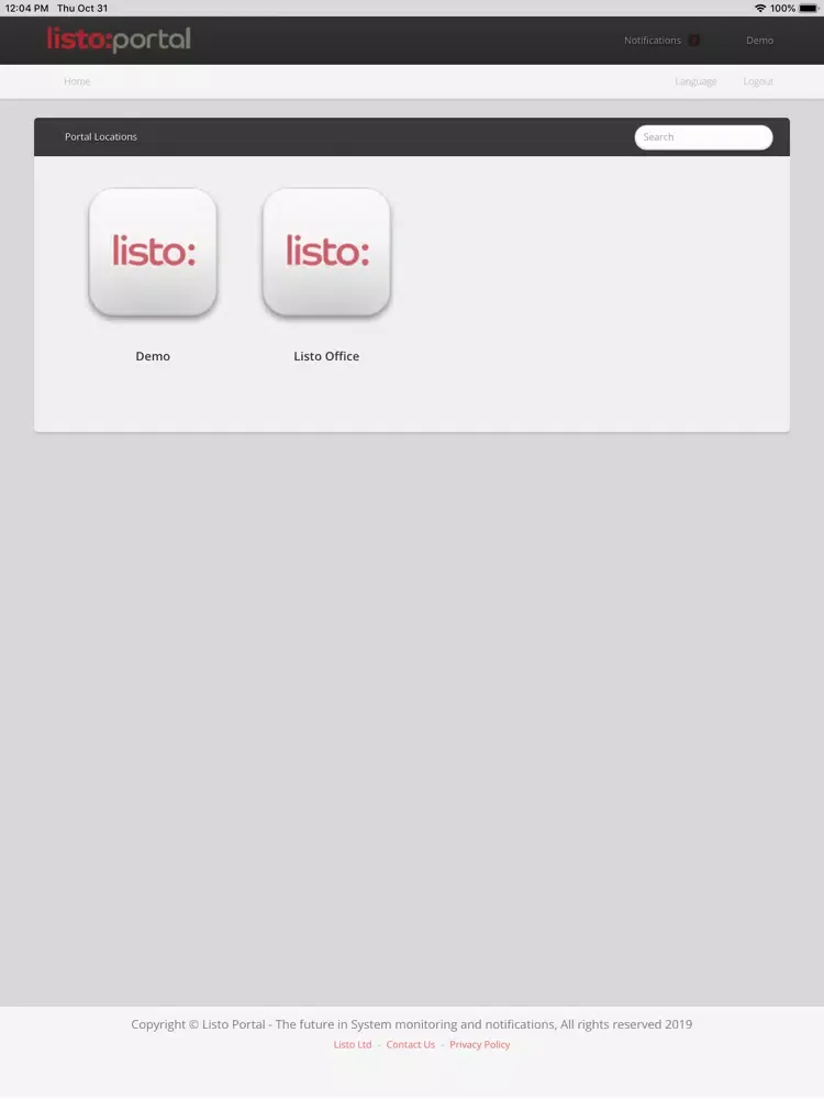 Capturas de pantalla de Listo:Portal iPad 