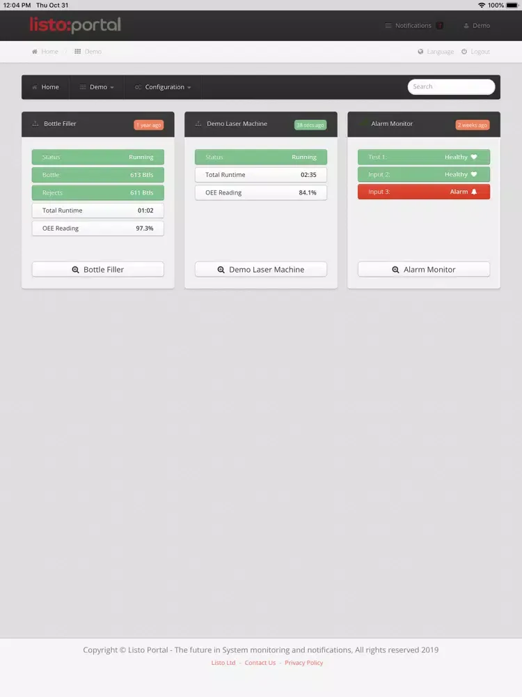 Capturas de pantalla de Listo:Portal iPad 
