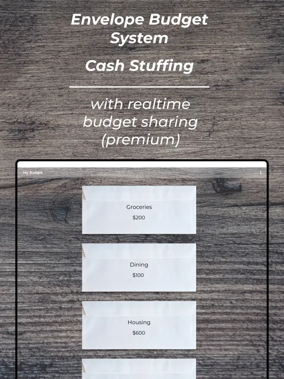 Capturas de pantalla de RealBudget - Envelope Budgets iPad 