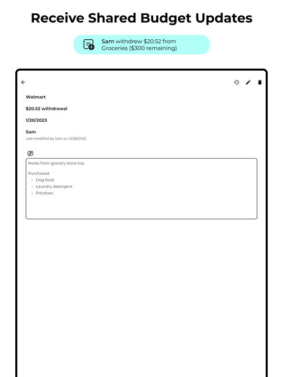 Capturas de pantalla de RealBudget - Envelope Budgets iPad 